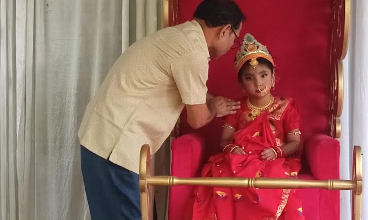 Kumari Puja celebrated in Gaibandha