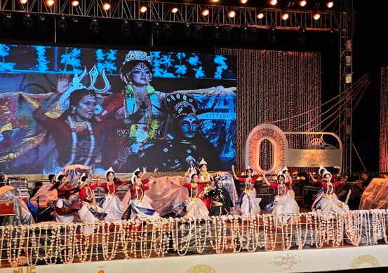 Govt's two-day Durga Puja celebration concludes at Shilpakala Academy