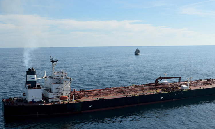 Russia-linked tanker stopped by France resumes voyage: vessel trackers