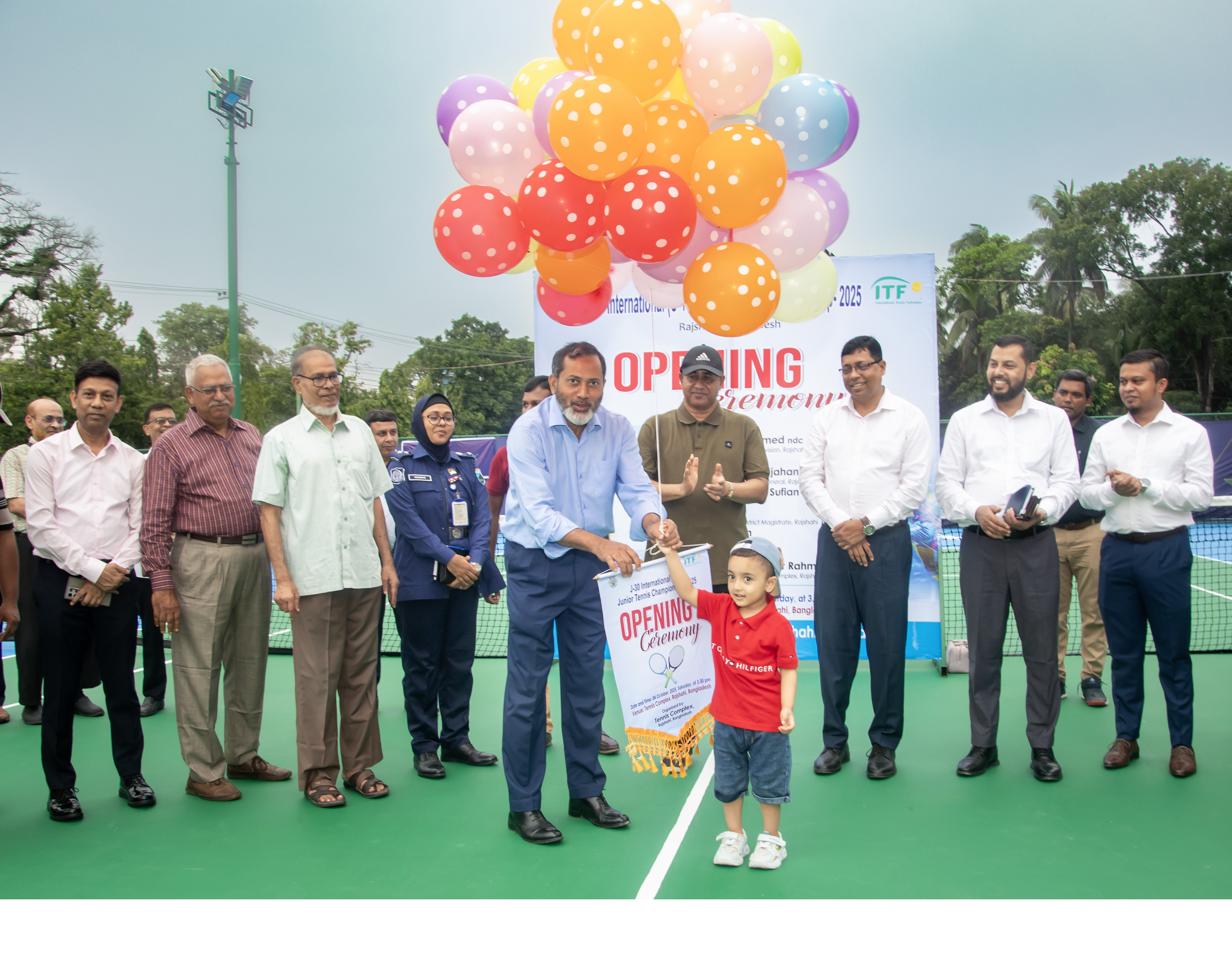 International Tennis Tournament begins in Rajshahi