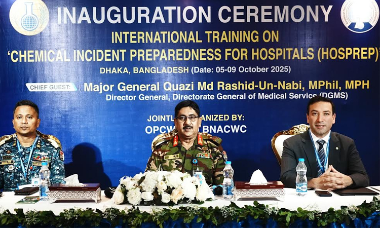 Int'l training on Chemical Incident Preparedness for Hospitals begins