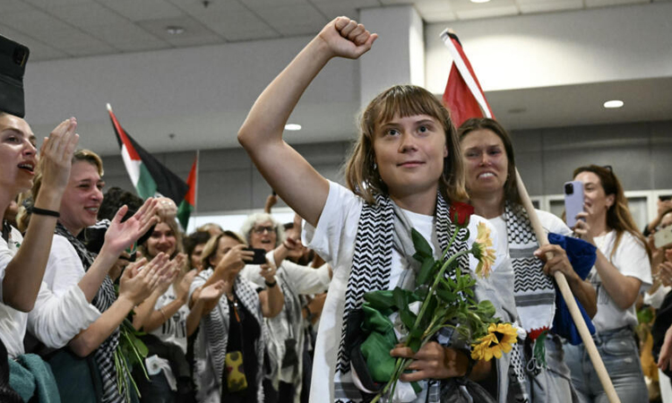 Greta Thunberg lands in Greece with expelled Gaza flotilla activists | International