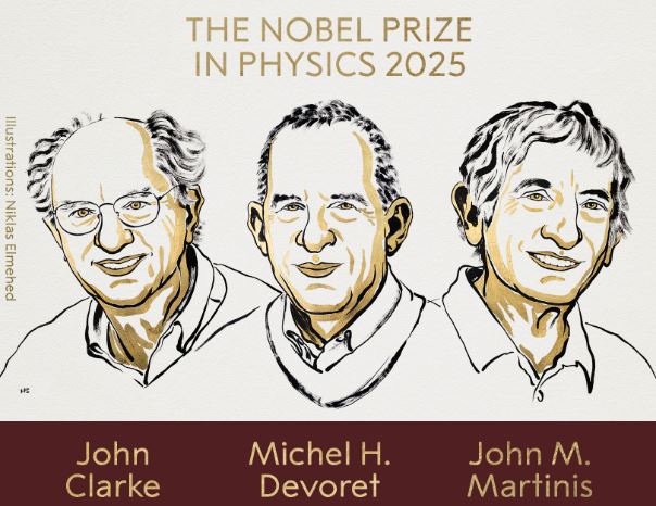 Trio wins physics Nobel for quantum mechanical tunnelling