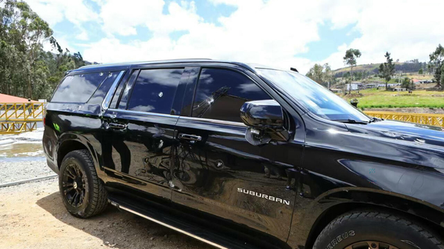 Ecuador president unharmed in attack on motorcade