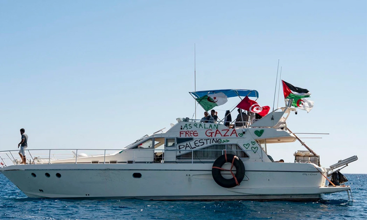 Gaza-bound aid flotilla says several boats intercepted by Israel
