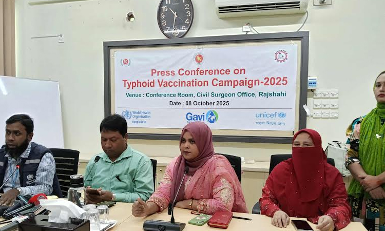 5,64,123 children to get typhoid vaccines in Rajshahi district