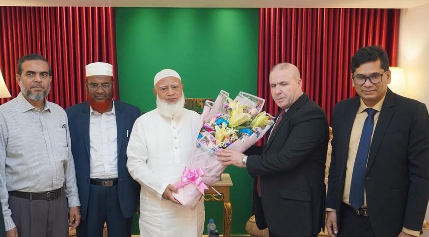 Algerian envoy meets Jamaat Ameer to discuss bilateral ties, democracy
