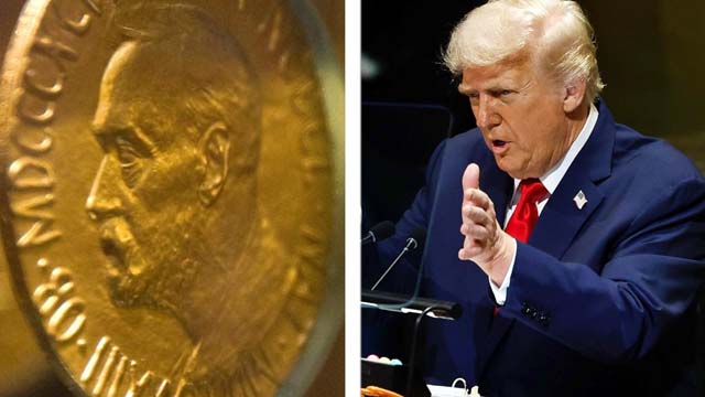 Nobel Peace Prize to be announced as Trump pines for it
