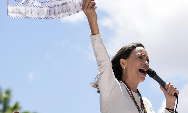 Venezuela's Maduro calls Nobel winner Machado 'demonic witch'