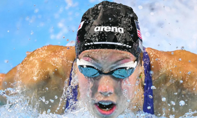 Walsh wins 100m fly, Marchand falls again at Carmel short course World Cup