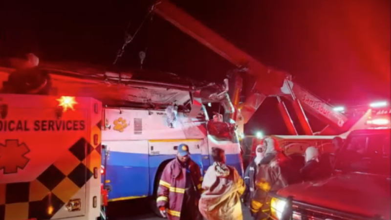 At least 40 killed in South Africa bus crash