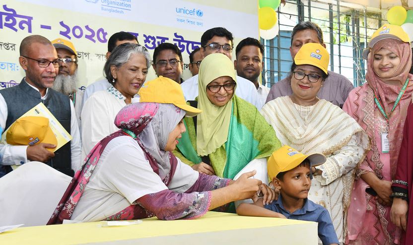 Nationwide typhoid vaccination campaign continues 