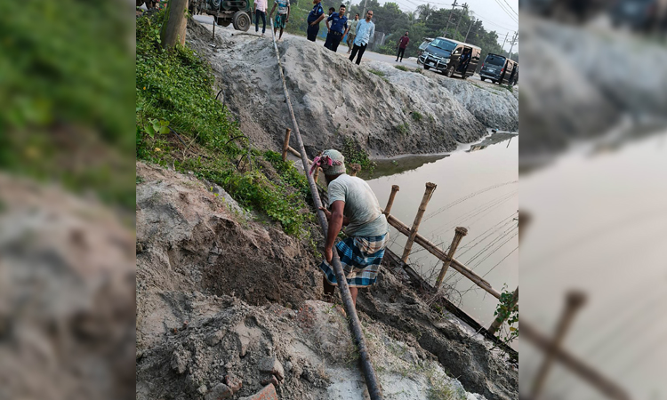 Petrobangla conducts drive to prevent gas theft in Narayanganj