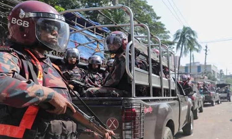 5 platoons of BGB deployed around RU over RUCSU polls 