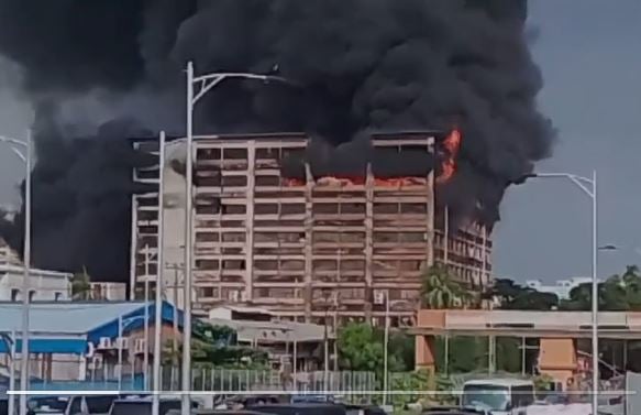 Massive fire breaks out at factory in CEPZ