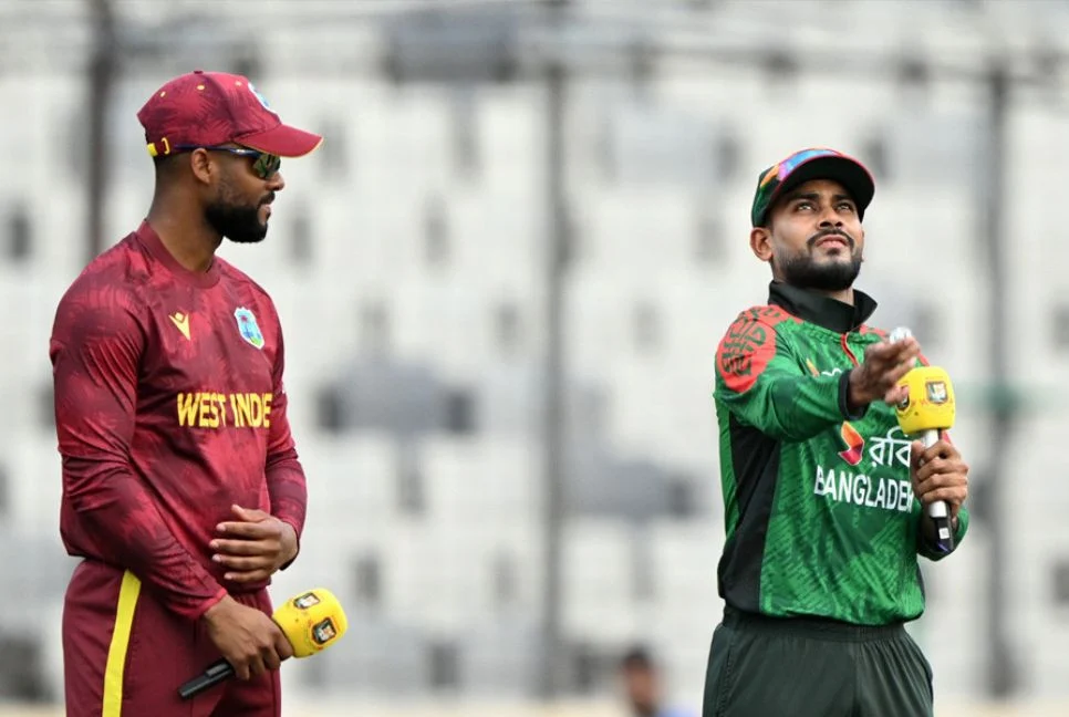 Ankon debuts as Bangladesh bat in 1st ODI against Windies