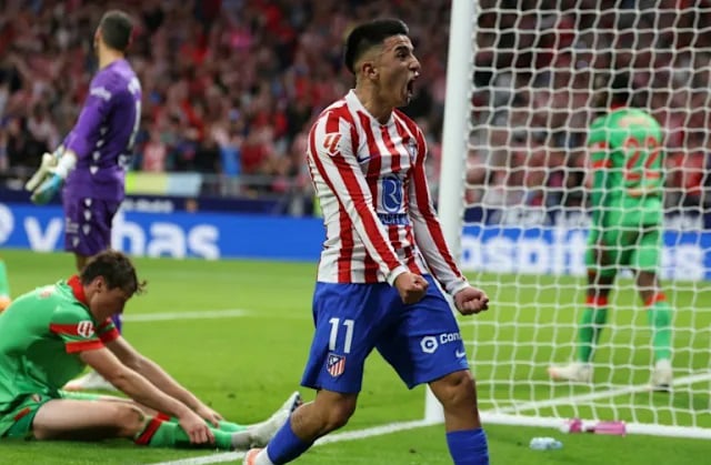 Almada secures Atletico Liga win over Osasuna