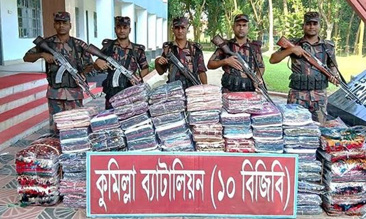 Smuggled goods seized in Cumilla