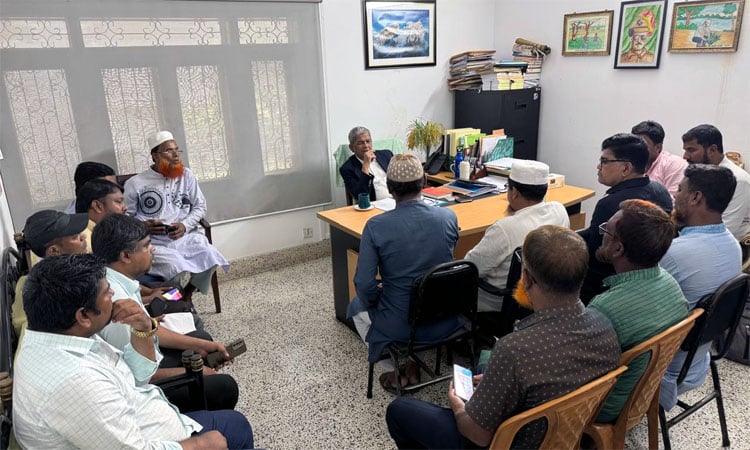 Alliance for Nationalisation movement teachers representatives meet with BNP Secretary General 