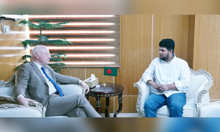 German ambassador meets Mahfuj Alam