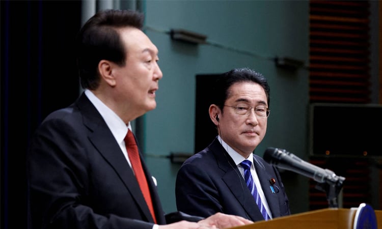 South Korea says will 'work closely' with new Japan PM