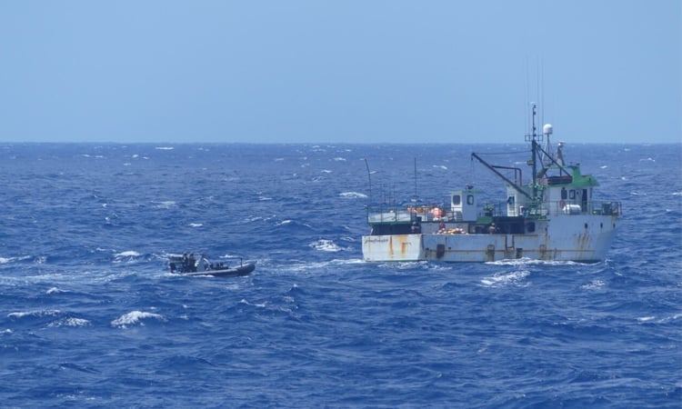 French navy shoots drug-smuggling go-fast boat