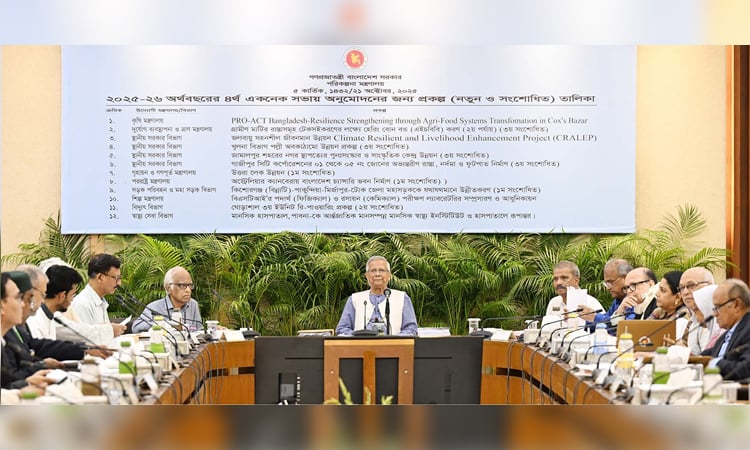 ECNEC approves 13 projects worth Tk1,988cr for national development