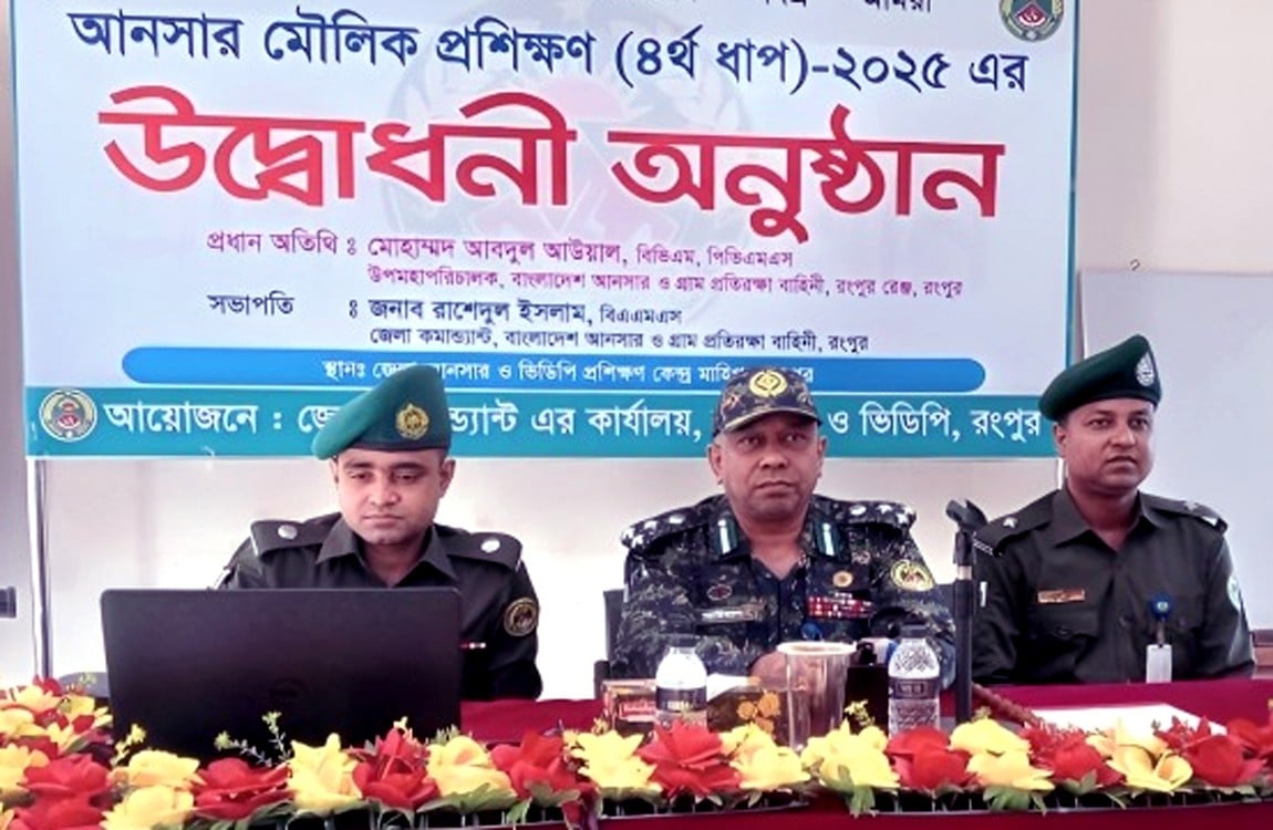 'Ansar-VDP members contributing to national progress' 