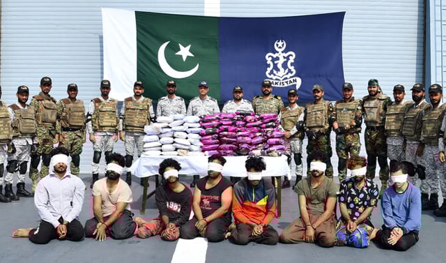 Pakistan navy ship seizes drugs worth nearly $1 bn in Arabian Sea