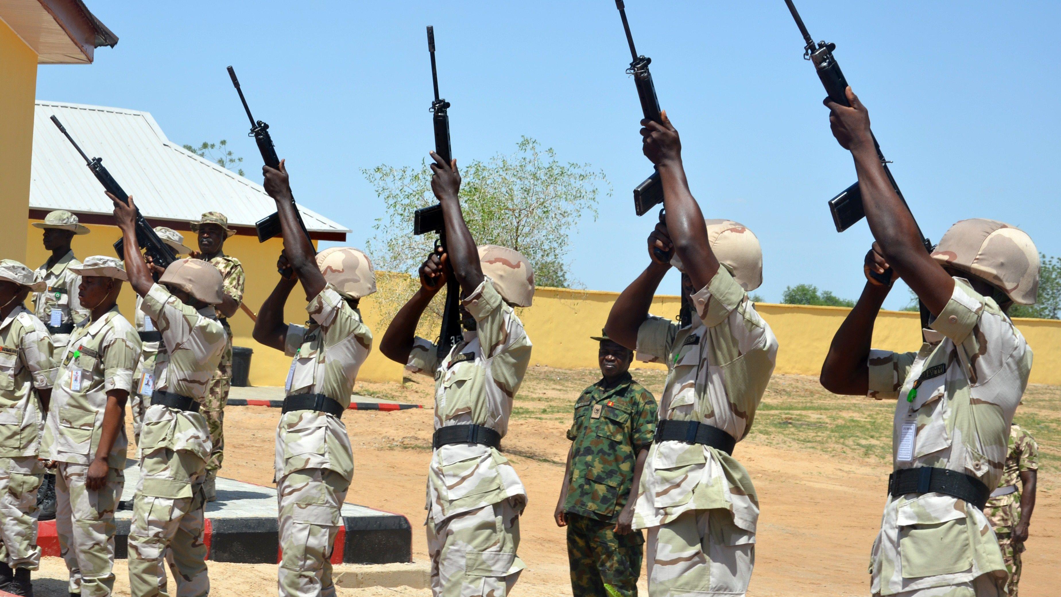 Nigerian military says kills 50 jihadists in army base raids