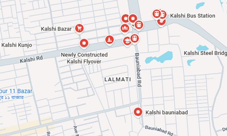Fire at garments in Kalshi under control