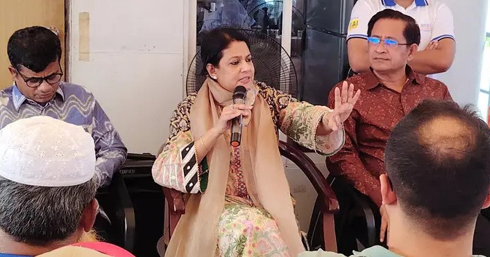 Rizwana for collective efforts to free Shitalakkhya River from pollution