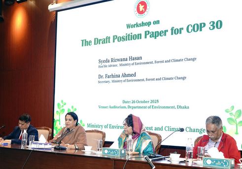 Global financial, technical support crucial to ensure climate justice: Rizwana