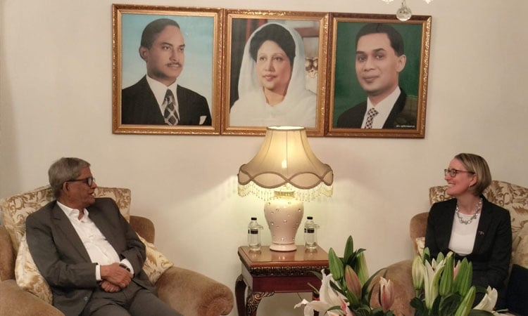 BNP holds meeting with British High Commissioner