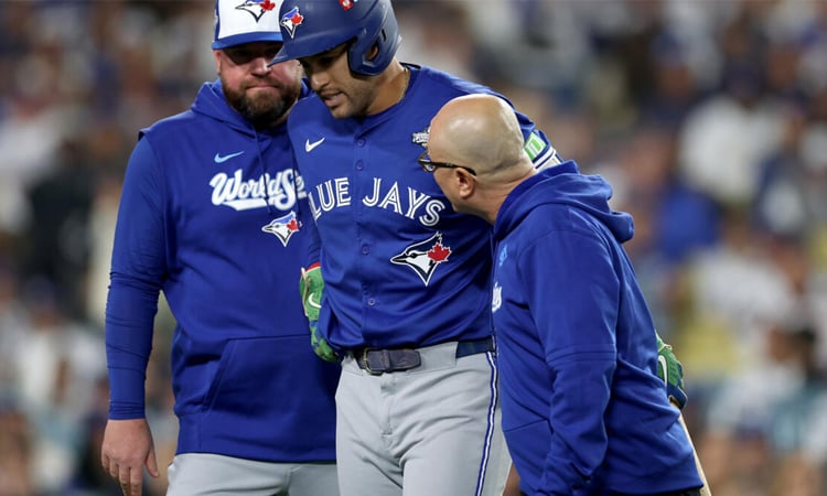 Injured Springer out of World Series game four