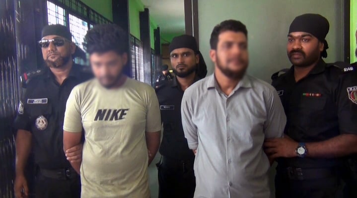 Two arrested with drugs and weapons in Faridpur 