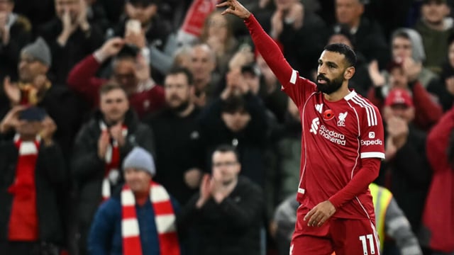 Salah's 250th Liverpool goal sinks Villa as Arsenal cruise at Burnley