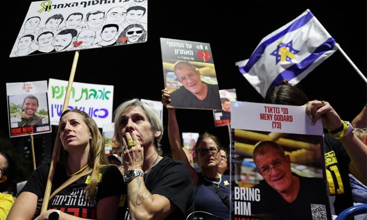 Israel says receives bodies of three more Gaza hostages