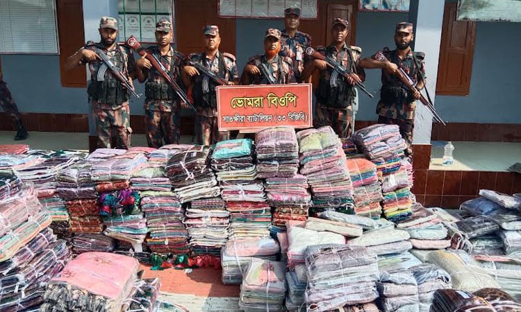 BGB seizes Indian goods, narcotics worth Tk 21 Crore in Satkhira in past 3 months