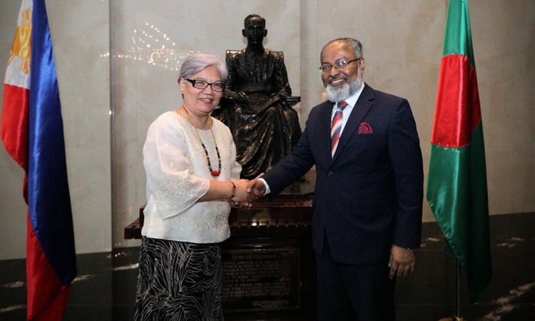 Bangladesh eyes greater Filipino investment, ASEAN dialogue status