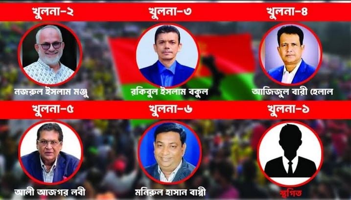 BNP candidates bring out joyous rallies in Khulna