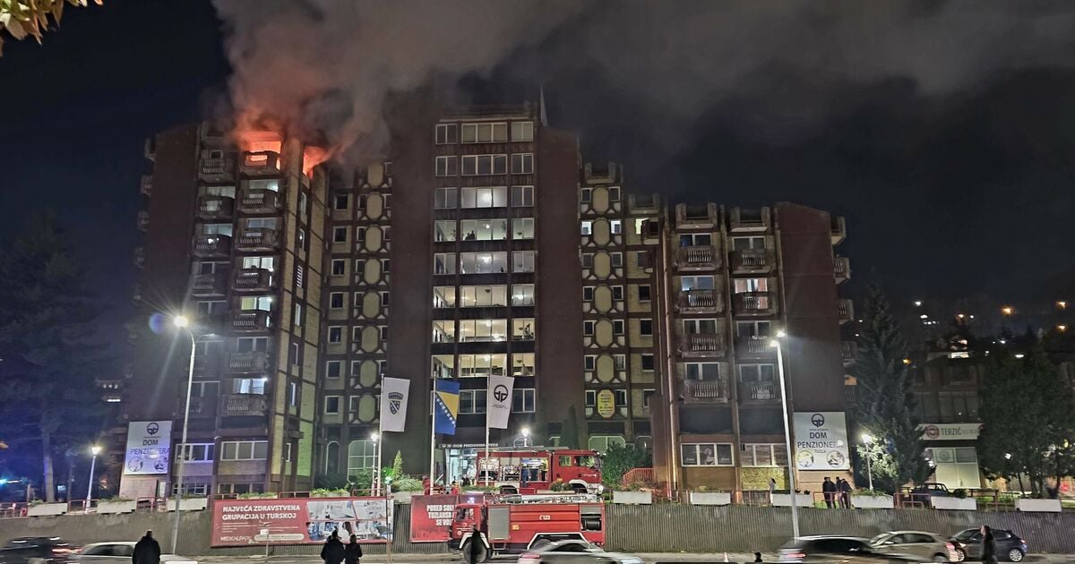 Bosnian nursing home fire kills 11, dozens injured