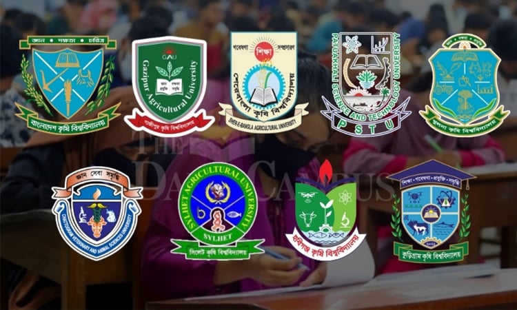 Cluster admission test of 9 agricultural universities on Jan 3