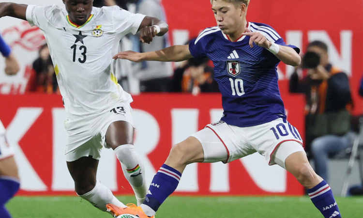Japan beat Ghana in friendly to build World Cup momentum