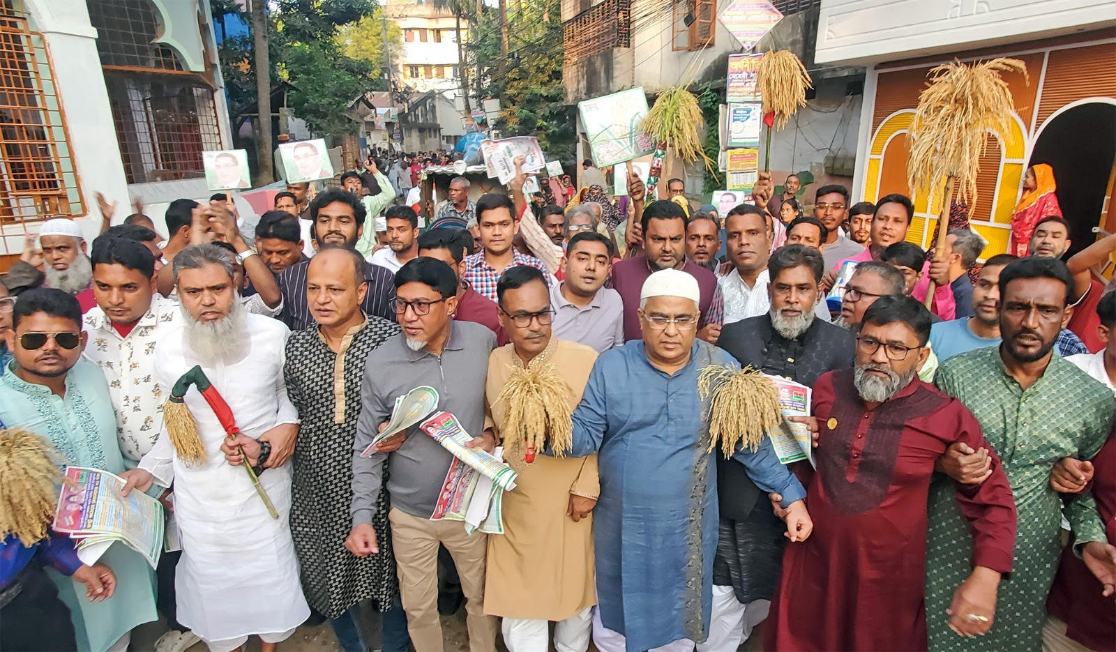 Campaign for Tarique Rahman stepped up in Bogura Sadar 