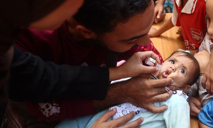 WHO aims to vaccinate 40,000 children in Gaza Strip