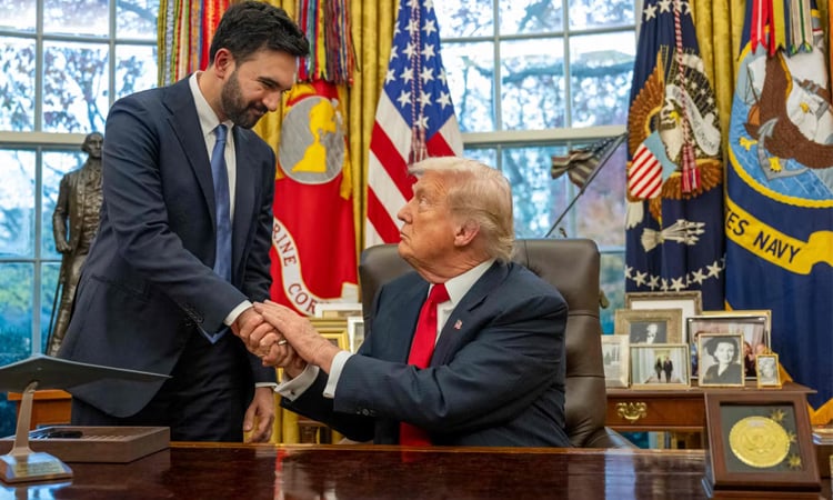 Leftist NY mayor-elect and Trump make nice in White House love-in