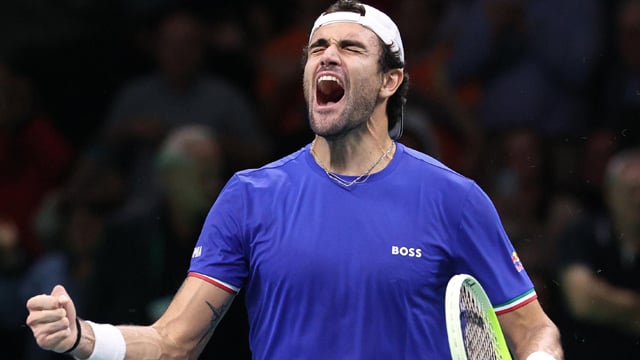 Italy edge into Davis Cup final with epic tie-break