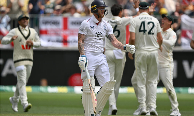 Australia set 205 to win Ashes opener after England collapse