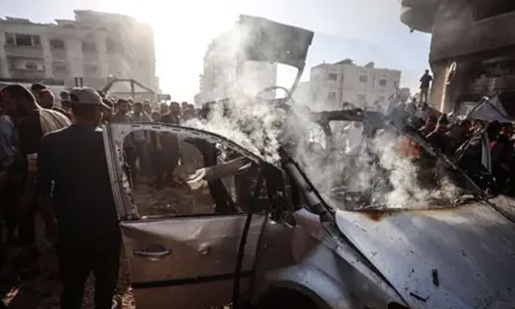 Israeli PM's office says 5 'senior Hamas terrorists' killed in Gaza